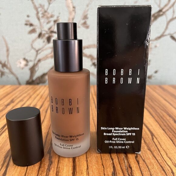Bobbi Brown Skin Long-Wear Weightless Foundation C-116 Cool Espresso SPF 15 - Picture 1 of 5